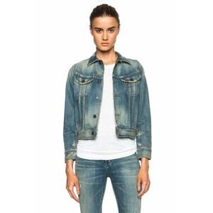 $385 Citizens of Humanity Distressed Dakota Jacket in El Camino XS NEW